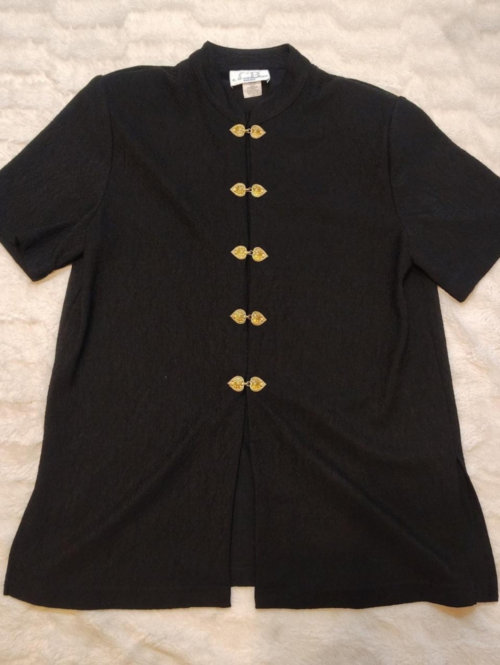 CB Collection Black Button Up Shirt